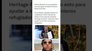 Dmitry Muratov Es Un Periodista Uso Ganó En 2021 El Premio Nobel De La Paz