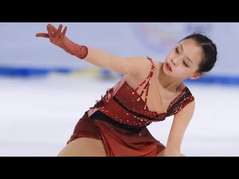 Yihan WANG(13 yrs) Bronze Medal FS 2023 Chinese National Junior Figure Skating Championships