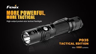 Lampe Fenix PD35 TAC - 1000 lumens