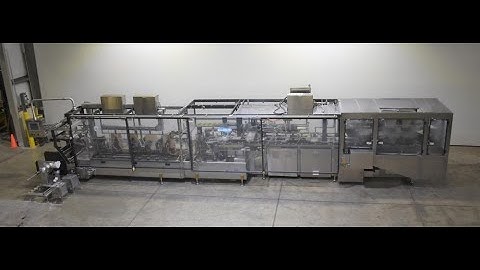 Roberts Model C-1250 Horizontal Form & Fill Horizontal Seal Stand Up Pouch Machine Stock# 72446001