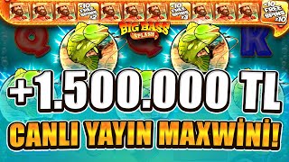 Big Bass Splash I +1.500.000 TL MAXWİN! I SLOT OYUNLARI CANLI YAYIN VURGUNLARI! #SlotOyunları