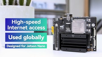 Waveshare 4G/3G/2G/GNSS Expansion Board For Jetson Nano, Based On SIM7600G-H, Global Applicable