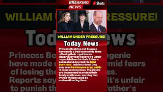 BREAKING: Beatrice & Eugenie Issue Warning to Prince William! #royalfamily #breakingnews