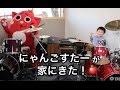 【TV未公開映像】にゃんごすたー&4歳ドラマー紅ドラム対決!