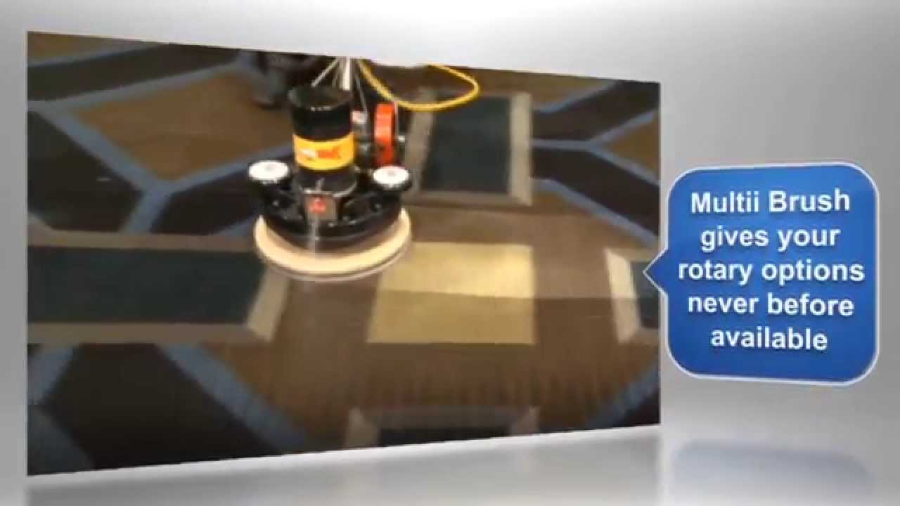 Carpet encapsulation tools. Powering your carpet care solutions. Multii Brush From Pro
