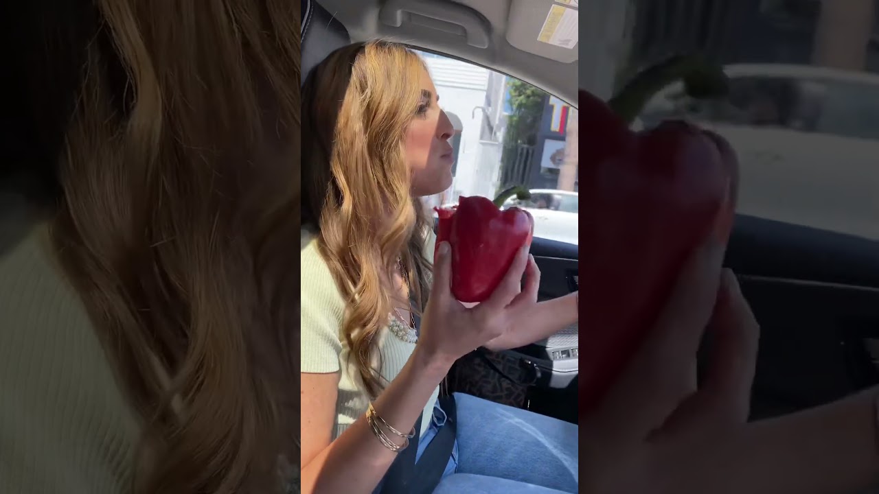 Peppers make great car snacks 