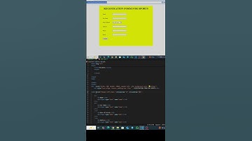 Html Form with inline and internal css#coding #youtubeshorts #youtube #vlogs #fullstackdeveloper
