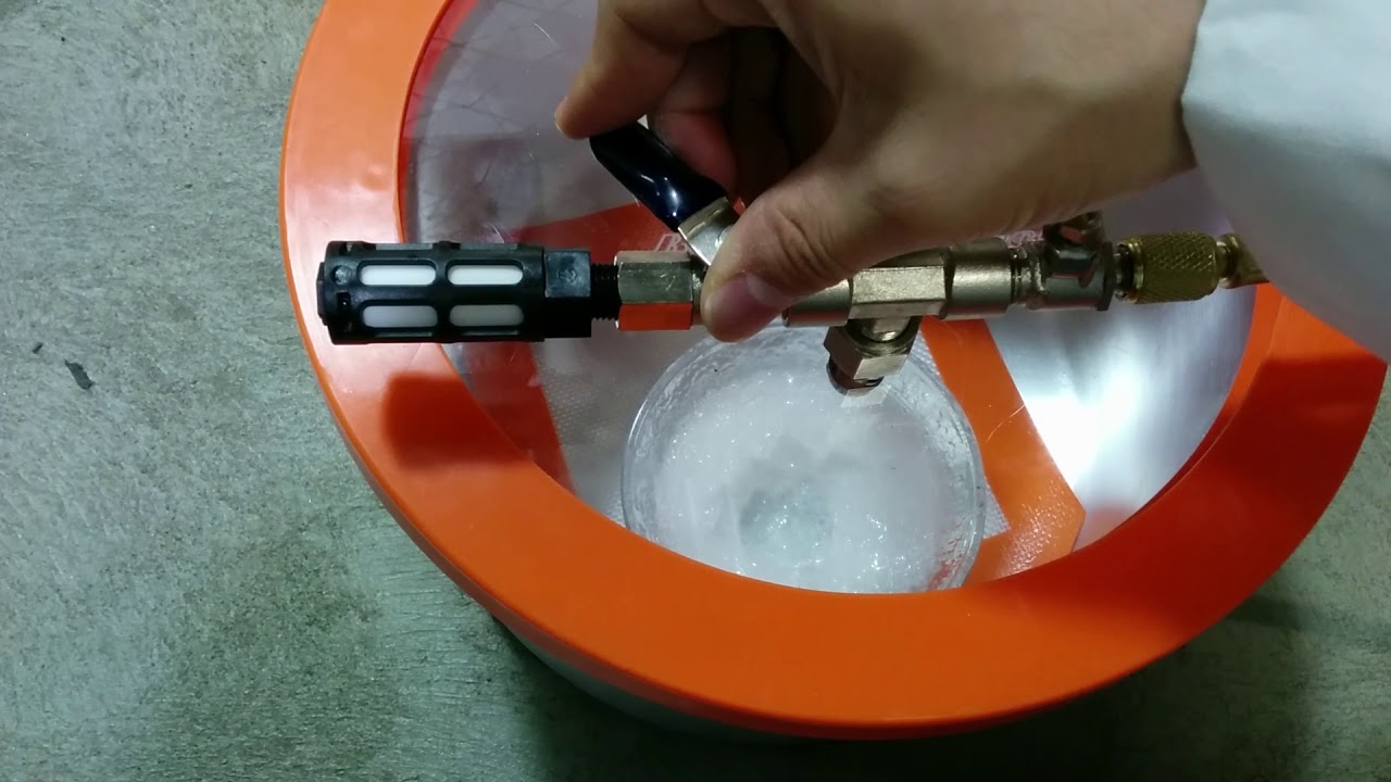 Degassing with vacuum to remove bubbles in silicone YouTube