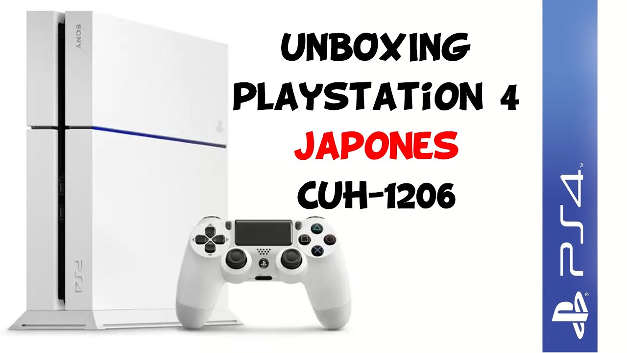 UNBOXING - PLAYSTATION 4 JAPONÊS CUH-1206 - DIFERENÇAS BÁSICAS
