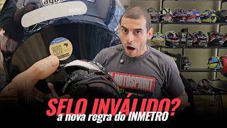 O SELO DO INMETRO MUDOU! Seu capacete vai perder a validade em Junho?