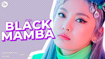 Black Mamba – (aespa 에스파) - Line Distribution [Color Coded] [Requested]