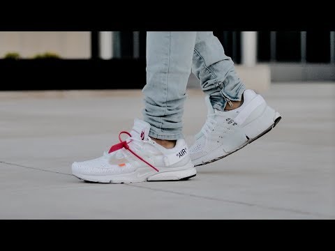 presto off white white on feet