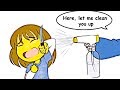 IF YOU LAUGH. you're banned from undertale... *VERY RISKY* (Funny Undertale Comic Dubs)