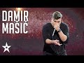 Damir Mašić has a cassette player in his stomach│Supertalent 2018│Semi-Finals