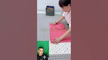 تعلم طي الملابس 