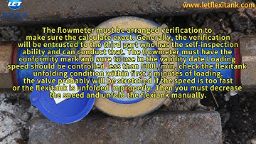 Container flexitank  Loading process