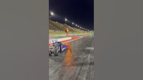 8.89 second JR Dragster run in the snow at Bandimere Speedway!