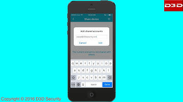 How to share D3D Panoramic IP camera with family members?