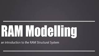 RAM Structural System tutorial