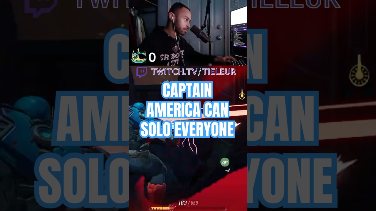 THIS CHARACTER CAN SOLO THE ENEMY TEAM #captainamerica #marvelrivals #shorts