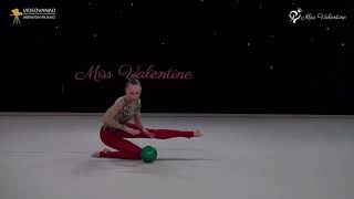 Viktoriia Onopriienko Ukr Ef Ball 33.250 - Miss Valentine 2024