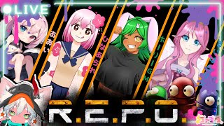 【グレイトフルパニックパーティー】4人でお宝を取りに行く！わちゃわちゃR.E.P.O.コラボ【 探索ホラーゲーム 】