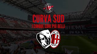 Milan, i cori più belli della CURVA SUD Milano con TESTO 🔴⚫📢