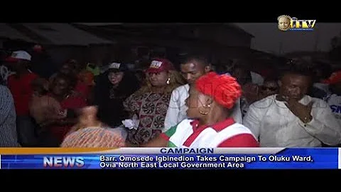 Barr. Omosede Igbinedion takes campaign to Oluku