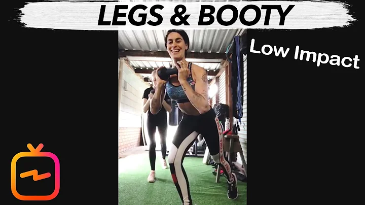 LEGS & BOOTY WORKOUT!  (low impact)(English)