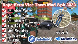 Free Apk - Rope Hero Vice Town: Mod v6.4.4 || Unlimited Money + Dll || No Password 2022 screenshot 2