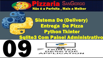 Sistema De (Delivery)Entrega  De Pizza Python Tkinter Sqlite3 Com Painel Administrativo - 09
