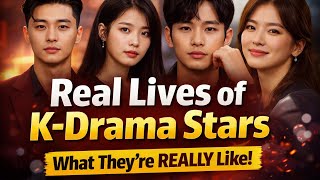 The Real Lives of K-Drama Stars | Korean Actors Lifestyle & Success Stories