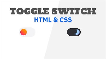 Create a Stylish Toggle Switch Button with HTML & CSS!