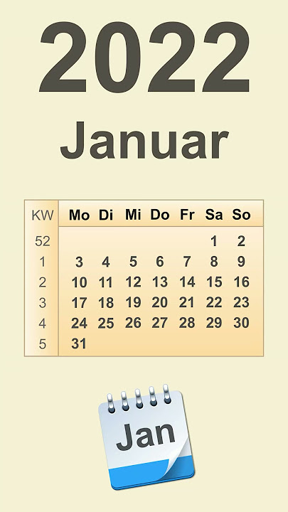 Kalender Januar 2022