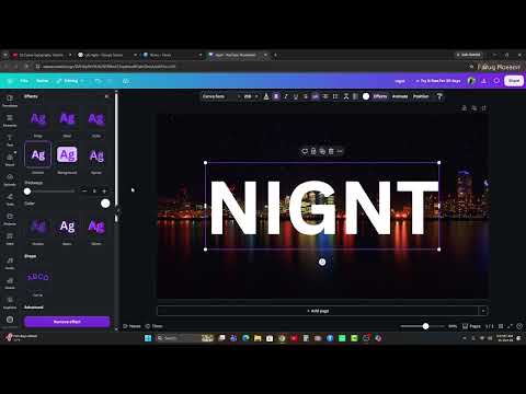 Canva Typography Tutorial: Easy Transparent Gradient Text Effect (Beginner-Friendly)