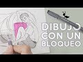 HICE UN DIBUJO SIN BORRAR!! | EN BLOQUEO CREATIVO