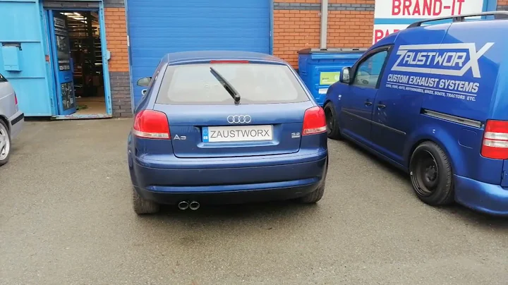 Audi A3 8P 3.2 Quattro fitted with rear silencer delete