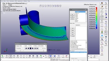 Modeling of profile rolling to obtain a ring in the LS-DYNA. Short video tutorial (incomplete)