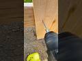 Watch This Drywall Bit Work On Fence Boards Perfectly ✅#fence #screws #drill
