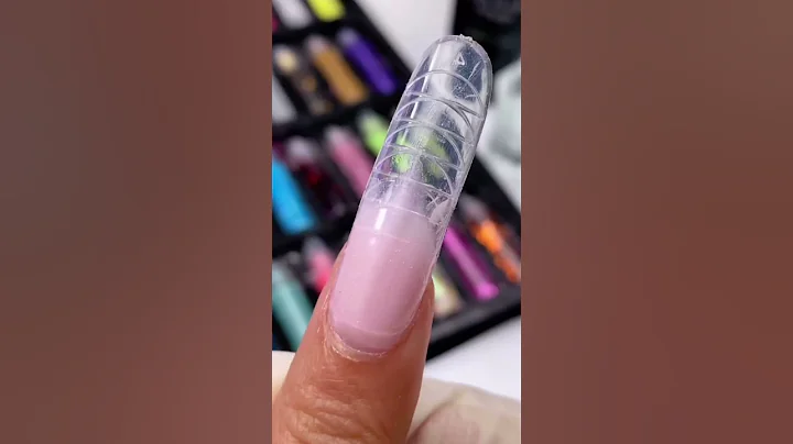 Tutorial with Voiceover: Nails at home with Polygel with Dual Forms Easy Way #shorts #polygel #nails