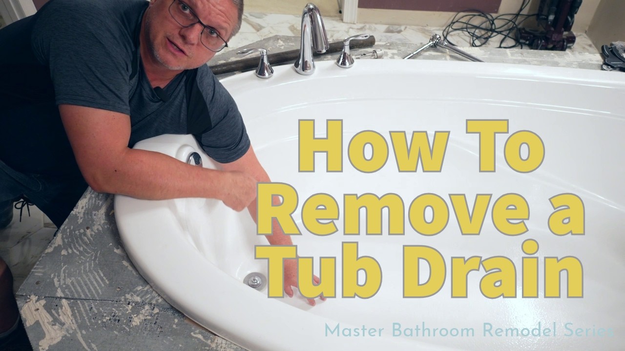 How to Remove a Tub Drain (DIY) - YouTube