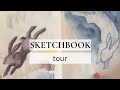 Sketchbook tour no 1   mixed media contemporary drawing  artist