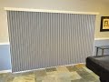 Vertical Honeycomb Shades for Patio Door or Sliding Door