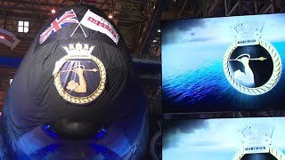 Royal Navy welcomes Agamemnon: the sixth SSN Astute-class submarine