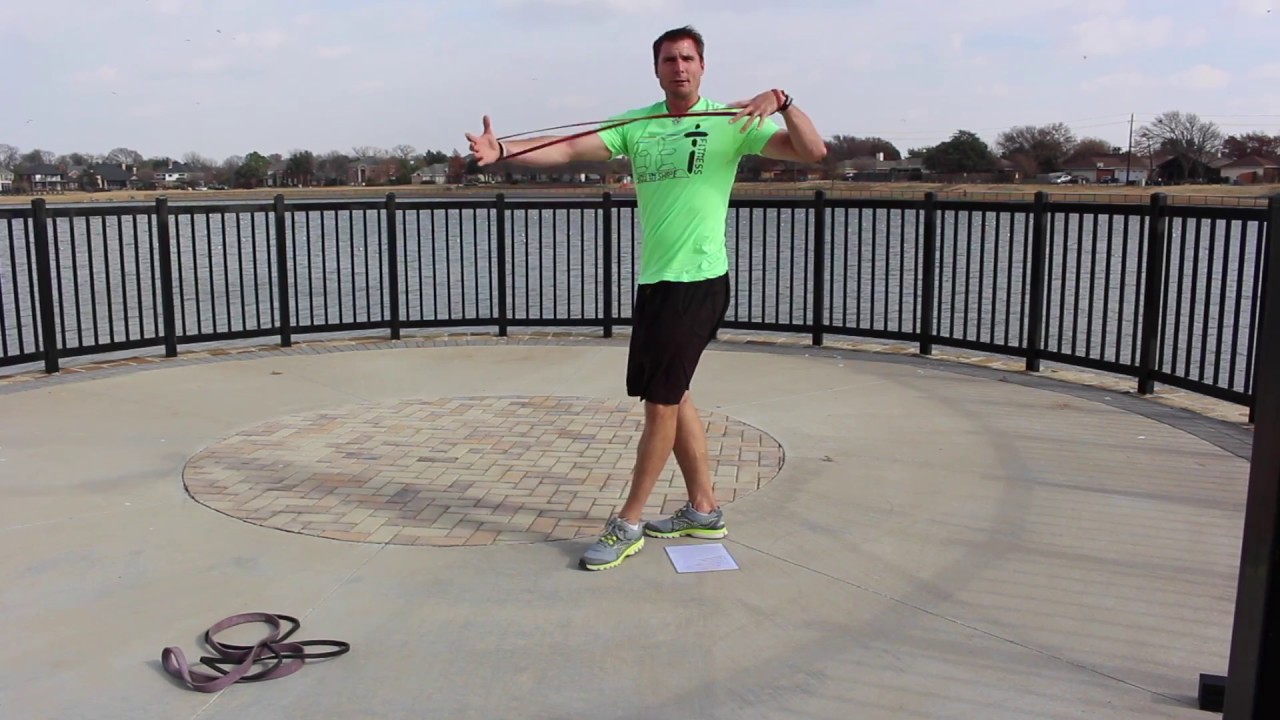 back exercises at home Back Rows With a Resistance Band