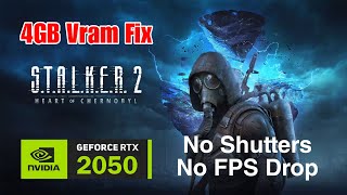 Stalker 2 Heart of Chernobyl Optimized Game Test on RTX 2050 4GB Vram🔥