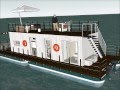 Модульные плавучие дома и дачи (Houseboat) на понтонах Valkon Dock