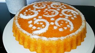 بسبوسة او كيكة رااائعة بالسميد واللبن هشيشة ورطبة ولذيذة والأهم كاتوجد بسررررعة/Gateau de Semoule