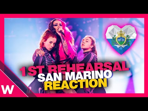 🇸🇲 San Marino First Rehearsal (REACTION) Megara \