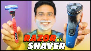 Shaver vs Razor | Who can give you better clean shave?